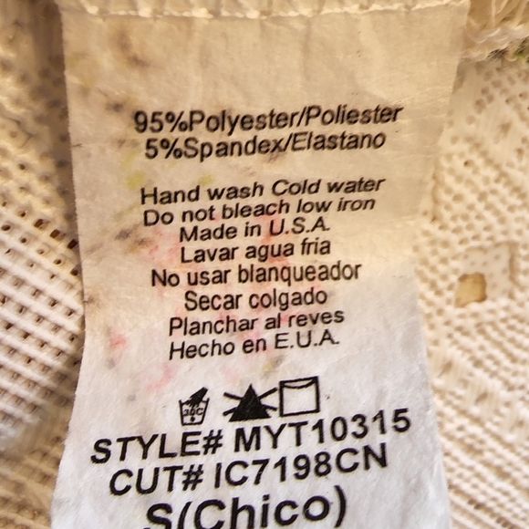 My Beloved Western Cactus Summer Halter Top Size Small - Picture 4 of 6